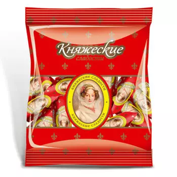 Конфеты Княжеские сладости с миндалем 200г Konti