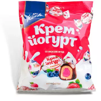 Конфеты крем-йогурт 240 г со вкусом ягод конти