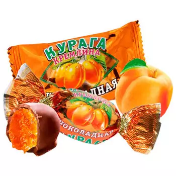 Конфеты курага в шоколаде кремлина