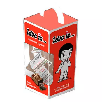 Конфеты лав из 128г со вкусом шоколада