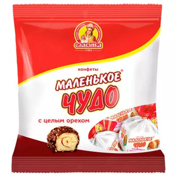 Конфеты маленькое чудо 206г сливочные пакет Славянка