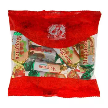Конфеты медунок 250 г с орехом славянка