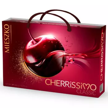 Конфеты миешко 285 г черриссимо эксклюзив вишня в алкоголе в сумке
