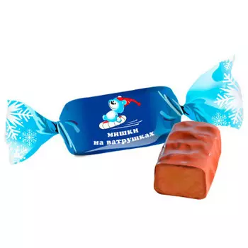 Конфеты мишки на ватрушках 1000г Невский кондитер