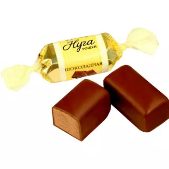Конфеты нуга рошен шоколадная