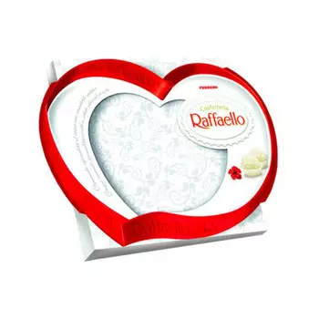 Конфеты раффаэлло 120 г т-12 сердце ферреро