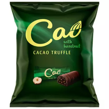 Конфеты сао 170 г трюфель с фундуком богатырь