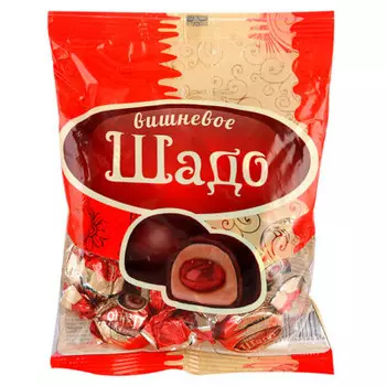 Конфеты шадо вишневое 250 г с желейной начинкой эссен продакшн пакет