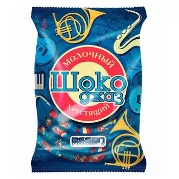 Конфеты шокоджаз 200 г молочный пакет эссен продакшн