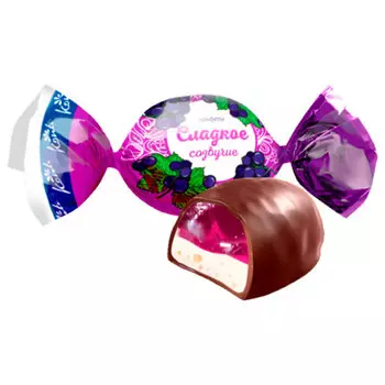 Конфеты сладкое созвучие 220г смородина с пломбиром конти