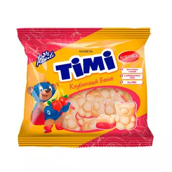 Конфеты Тими 200г клубничный банан Konti