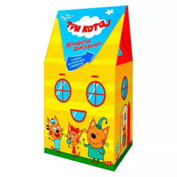 Конфеты Три кота 108г фигурные МКК