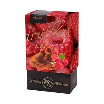 Конфеты трюфель 160г со вкусом малины матез