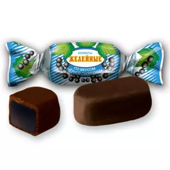 Конфеты желейные со вкусом черной смородины такф