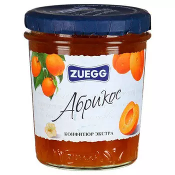 Конфитюр цуегг 220 г абрикос без сахара ст/б