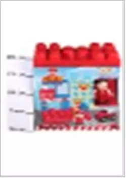 Конструктор 12 деталей пожарная станция г71392