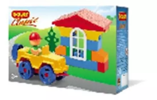 Конструктор бауер классик дом+машинка 693