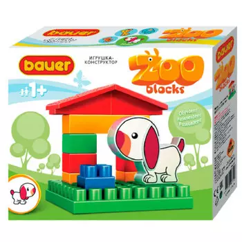 Конструктор бауер зообокс собака 544