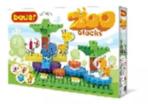 Конструктор бауер зообокс веселая карусель 586