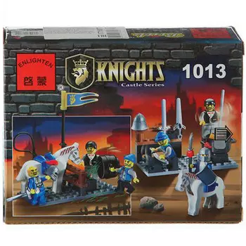Конструктор Enlighten Brick рыцари 19х14х4,5см в/к г71077