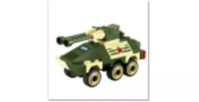 Конструктор инглиштен брик 46 деталей боевая зона военный автомобиль 1229