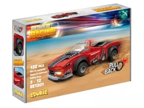 Конструктор кого 132 детали гоночный автомобиль cgbxek1201