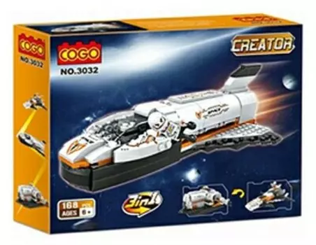 Конструктор кого 168 деталей космос cgbx3032