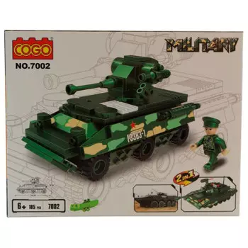 Конструктор кого 185 деталей военная техника 26 х5.5 х20.5 см