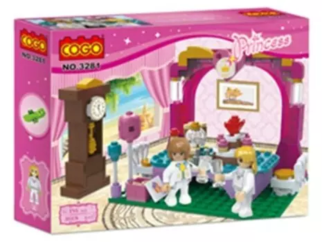 Конструктор кого 186 деталей розовая сказка cgbx3281