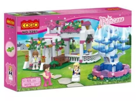 Конструктор кого 421 деталь розовая сказка cgbx3285