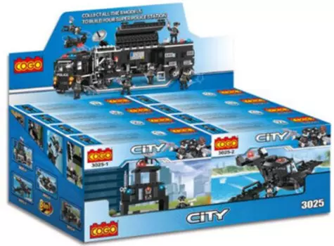 Конструктор кого 81-97 деталей полиция cgbx3025