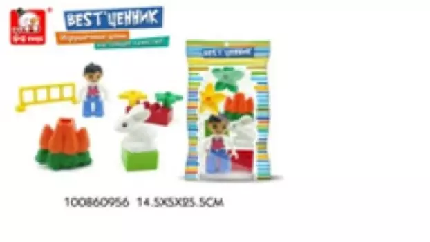 Конструктор с+с тойз бестценник 8 деталей д/малышей 7078