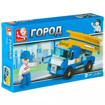 Конструктор слубан 11 деталей сити моторс грузовик m38-b300r
