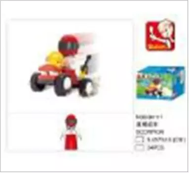 Конструктор слубан 24 детали гонки в/к m38-b0111 (120)