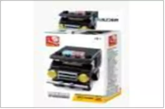 Конструктор слубан 45 деталей полицейская машина m38-b0595b