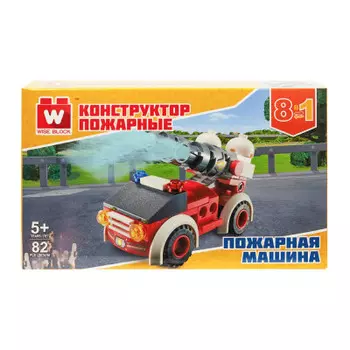 Конструктор вайс блок пожарная машина 8 в1 40422