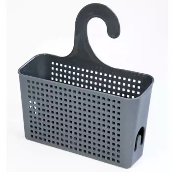 Контейнер 24*9*26см Violet лофт навесной с петлей серый v6110080