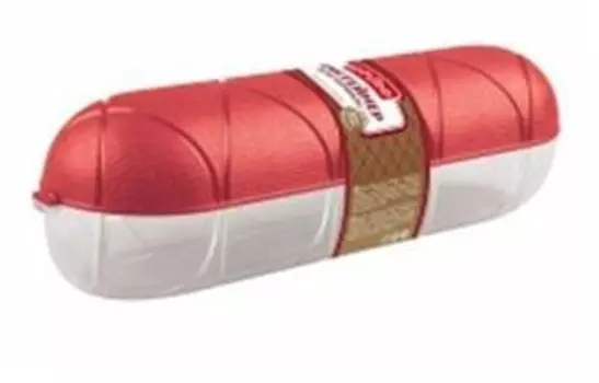Контейнер для колбасы фибо красный 431288504
