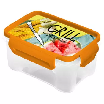 Контейнер для свч 1.1 л полимербыт гриль меню прямоугольный 437629600