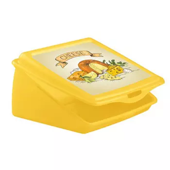 Контейнер д/ сыра с декором 13, 5*12*7.5 см бытпласт 4312466