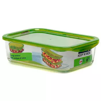 Контейнер стеклянный кип эн бокс прямоугольный 0,82л g3254 l8781