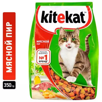 Корм для кошек Kitekat 350г мясной пир