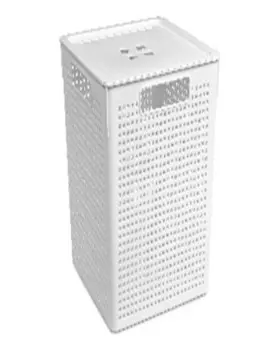 Коробка для хранения 23л Violet лофт квадратная б/ крышки белая v6923106