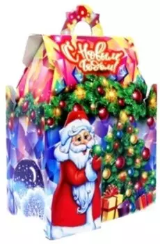 Коробка для конфет новогодняя 0.4 кг сумочка