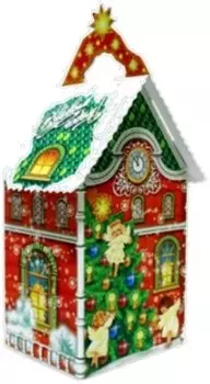 Коробка для конфет новогодняя 2 кг терем