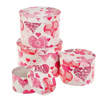 Коробка круг №3 21*11.5 см санвест