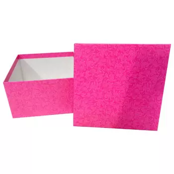 Коробка квадрат Миленд крокус 15,5*15,5*9см пп-3254