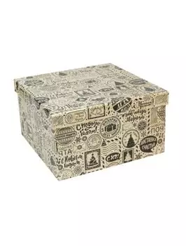 Коробка квадрат миленд почта под крафт 19, 5*19, 5*11 см нк-0550