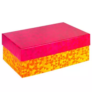 Коробка прямоугольная миленд переливы 23, 5*5, 5*10 см пп-6660