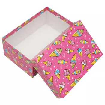 Коробка прямоугольник Миленд мороженое 28,5*18,5*12см пп-6648